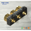 Customized Brass Pogo Pin Connector with Max 30m Ohm Contact Resistance